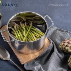 Sola Steelpan Profiline Deluxe - Ø 16 Cm - Zilver - RVS - Sandwichbodem 8 Sola Steelpan Profiline Deluxe - Ø 16 Cm - Zilver - RVS - Sandwichbodem -Korting Op Keukengerei 1200x1200 226