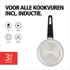 BRABANTIA INDU+ Steelpan Met Deksel - Keramische Antiaanbaklaag - Ø 16 Cm - Inductie - Pfas Vrij -Korting Op Keukengerei 1200x1200 243