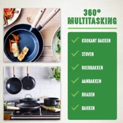 GreenChef Vintage Steelpan 16cm/1.6L - Zwart - Inductie - PFAS-vrij -Korting Op Keukengerei 1200x1200 258