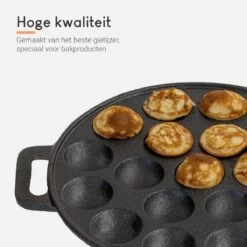 Ocina Poffertjespan– 19 Poffertjes – Poffertjesmaker – Poffertjespan Inductie – Poffertjespan Electrisch – Gietijzeren Pan – Inclusief Warmtebestendige Handvaten– Gratis Receptenboek -Korting Op Keukengerei 1200x1200 278