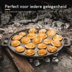 Ocina Poffertjespan– 19 Poffertjes – Poffertjesmaker – Poffertjespan Inductie – Poffertjespan Electrisch – Gietijzeren Pan – Inclusief Warmtebestendige Handvaten– Gratis Receptenboek -Korting Op Keukengerei 1200x1200 282