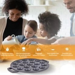 CuisiNoon® Poffertjespan Premium - Complete Poffertjesmaker Set - Inclusief Bakboek 11 CuisiNoon® Poffertjespan Premium - Complete Poffertjesmaker Set - Inclusief Bakboek -Korting Op Keukengerei 1200x1200 287
