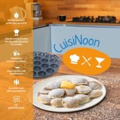 CuisiNoon® Poffertjespan Premium - Complete Poffertjesmaker Set - Inclusief Bakboek 12 CuisiNoon® Poffertjespan Premium - Complete Poffertjesmaker Set - Inclusief Bakboek -Korting Op Keukengerei 1200x1200 288
