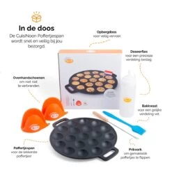 CuisiNoon® Poffertjespan Premium - Complete Poffertjesmaker Set - Inclusief Bakboek 13 CuisiNoon® Poffertjespan Premium - Complete Poffertjesmaker Set - Inclusief Bakboek -Korting Op Keukengerei 1200x1200 289