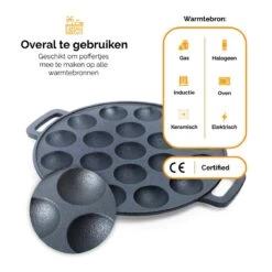 CuisiNoon® Poffertjespan Premium - Complete Poffertjesmaker Set - Inclusief Bakboek 14 CuisiNoon® Poffertjespan Premium - Complete Poffertjesmaker Set - Inclusief Bakboek -Korting Op Keukengerei 1200x1200 290
