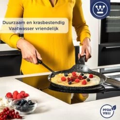 Westinghouse Black Marble - Pannenkoekenpan Inductie - Ø 28 Cm - Zwart Marmer 11 Westinghouse Black Marble - Pannenkoekenpan Inductie - Ø 28 Cm - Zwart Marmer -Korting Op Keukengerei 1200x1200 339
