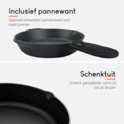 Ocina Gietijzeren Pan – ø30,5cm - Skillet - Koekenpan – Hapjespan – Koekenpan Inductie – Koekenpannenset - Gietijzeren Pan Bbq - Gietijzer -Korting Op Keukengerei 1200x1200 347