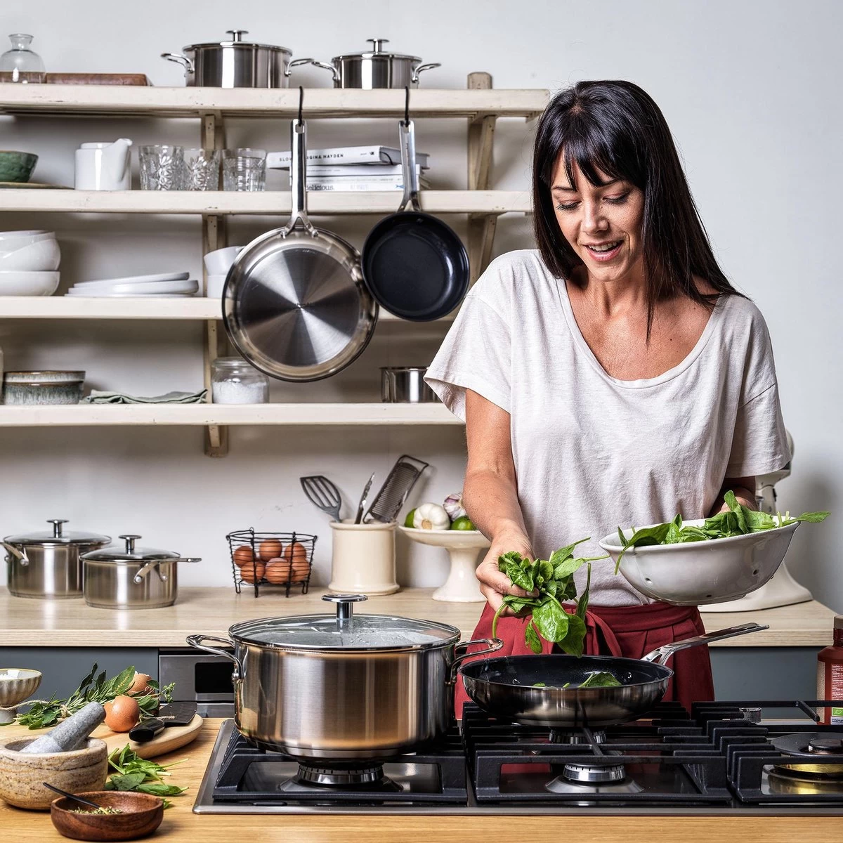 KitchenAid Stainless Steel Koekenpan ø28cm - RVS - Inductie - Anti-aanbak 7 KitchenAid Stainless Steel Koekenpan ø28cm - RVS - Inductie - Anti-aanbak - Afbeelding 7