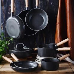 GreenChef Vintage Koekenpan 28cm - Zwart - Inductie - PFAS-vrij 10 GreenChef Vintage Koekenpan 28cm - Zwart - Inductie - PFAS-vrij -Korting Op Keukengerei 1200x1200 518