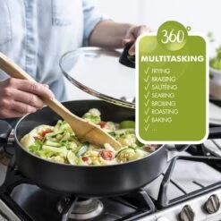 GreenPan Memphis Pannenset - 20-delig - Zwart - Inductie - PFAS-vrij 11 GreenPan Memphis Pannenset - 20-delig - Zwart - Inductie - PFAS-vrij -Korting Op Keukengerei 1200x1200 61