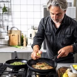 Greenpan KitchenAid Classic Aluminium Koekenpannenset 2-delig ø20+28cm - Zwart - Inductie -Korting Op Keukengerei 1200x1200 659