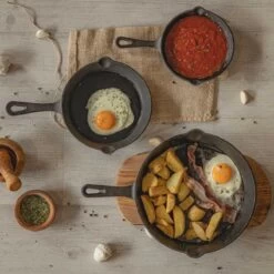 Blackwell Koekenpannenset - Gietijzer - ø 16, 20 En 25 Cm - Zonder Anti-aanbaklaag -Korting Op Keukengerei 1200x1200 691