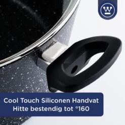 Westinghouse Hapjespan Inductie - Ø 28 Cm - Zwart Marmer - Met Deksel 10 Westinghouse Hapjespan Inductie - Ø 28 Cm - Zwart Marmer - Met Deksel -Korting Op Keukengerei 1200x1200 928