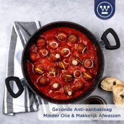 Westinghouse Hapjespan Inductie - Ø 28 Cm - Zwart Marmer - Met Deksel 15 Westinghouse Hapjespan Inductie - Ø 28 Cm - Zwart Marmer - Met Deksel -Korting Op Keukengerei 1200x1200 930