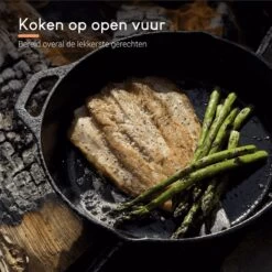 Ocina Gietijzeren Pan – Set Van 3 Stuks – ø25cm, ø19.5cm En ø16cm - Skillet - Koekenpan – Hapjespan – Koekenpan Inductie – Koekenpannenset - Gietijzeren Pan Bbq - Gietijzer - Incl. Receptenboek -Korting Op Keukengerei 1200x1200 938