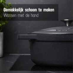 Gietijzeren Braadpan - Sudderpan Zwart Van Daumonet - Ovaal - Ø 29 Cm - 3 Liter - 100% PFAS & PFOA Vrij - Emaille - Geschikt Voor Alle Warmtebronnen - Elektrisch - Gas - Halogeen - Inductie - Keramisch - Vaatwasserbestendig 16 Gietijzeren Braadpan - Sudderpan Zwart Van Daumonet - Ovaal - Ø 29 Cm - 3 Liter - 100% PFAS & PFOA Vrij - Emaille - Geschikt Voor Alle Warmtebronnen - Elektrisch - Gas - Halogeen - Inductie - Keramisch - Vaatwasserbestendig -Korting Op Keukengerei 1200x1200 949