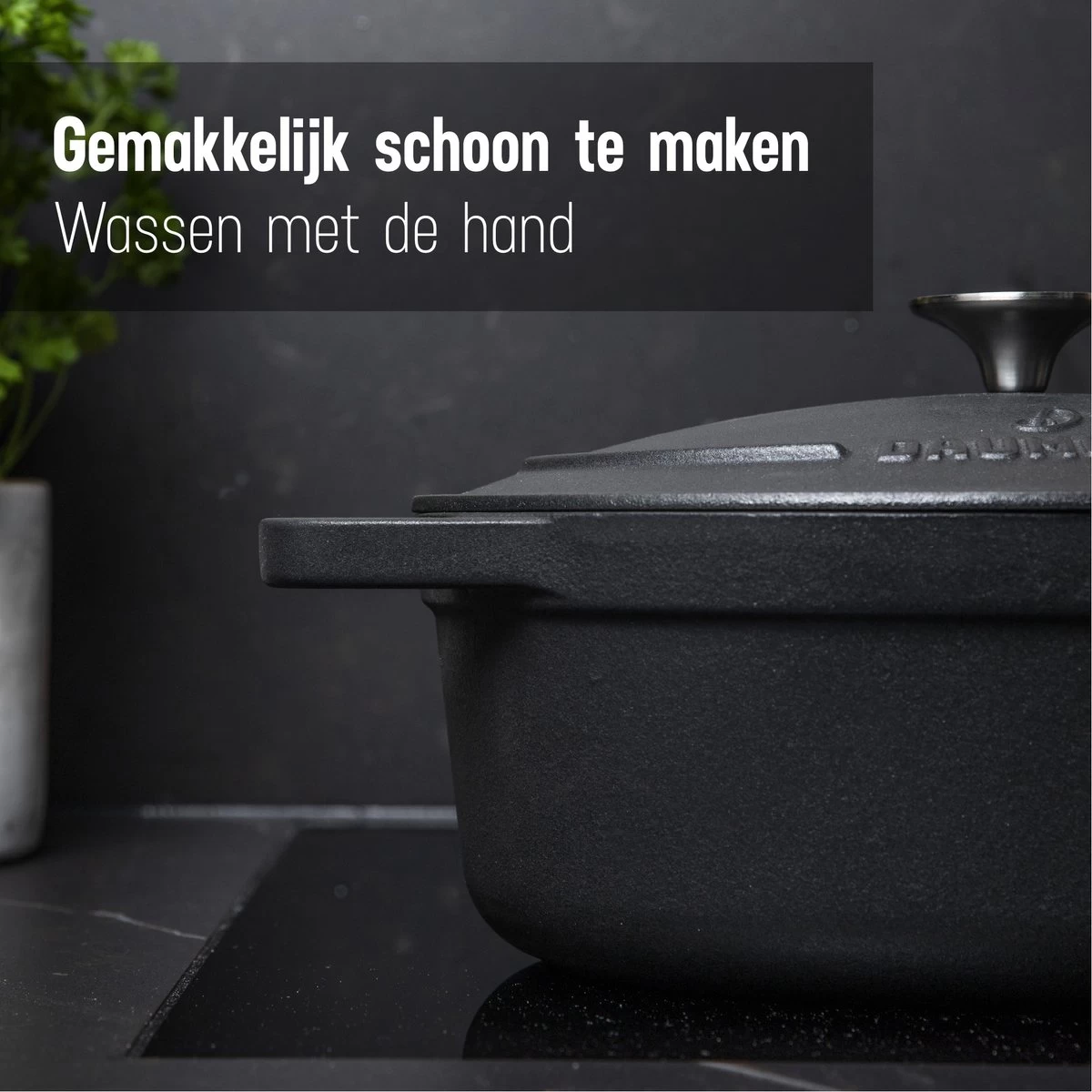 Gietijzeren Braadpan - Sudderpan Zwart Van Daumonet - Ovaal - Ø 29 Cm - 3 Liter - 100% PFAS & PFOA Vrij - Emaille - Geschikt Voor Alle Warmtebronnen - Elektrisch - Gas - Halogeen - Inductie - Keramisch - Vaatwasserbestendig 5 Gietijzeren Braadpan - Sudderpan Zwart Van Daumonet - Ovaal - Ø 29 Cm - 3 Liter - 100% PFAS & PFOA Vrij - Emaille - Geschikt Voor Alle Warmtebronnen - Elektrisch - Gas - Halogeen - Inductie - Keramisch - Vaatwasserbestendig - Afbeelding 5