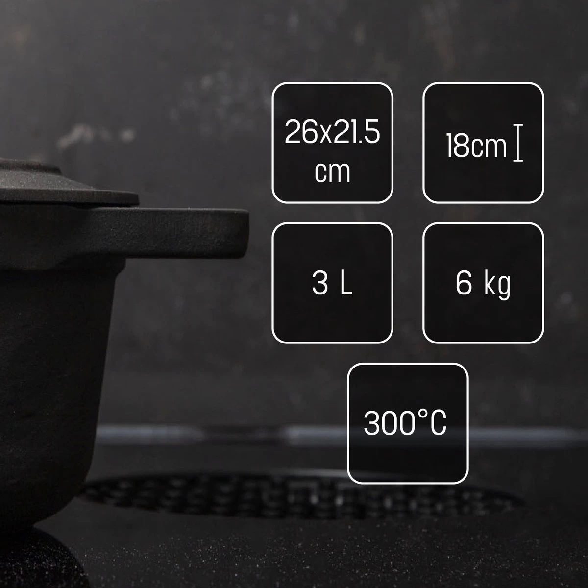 Gietijzeren Braadpan - Sudderpan Zwart Van Daumonet - Ovaal - Ø 29 Cm - 3 Liter - 100% PFAS & PFOA Vrij - Emaille - Geschikt Voor Alle Warmtebronnen - Elektrisch - Gas - Halogeen - Inductie - Keramisch - Vaatwasserbestendig 7 Gietijzeren Braadpan - Sudderpan Zwart Van Daumonet - Ovaal - Ø 29 Cm - 3 Liter - 100% PFAS & PFOA Vrij - Emaille - Geschikt Voor Alle Warmtebronnen - Elektrisch - Gas - Halogeen - Inductie - Keramisch - Vaatwasserbestendig - Afbeelding 7