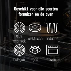 Gietijzeren Braadpan - Sudderpan Zwart Van Daumonet - Ovaal - Ø 29 Cm - 3 Liter - 100% PFAS & PFOA Vrij - Emaille - Geschikt Voor Alle Warmtebronnen - Elektrisch - Gas - Halogeen - Inductie - Keramisch - Vaatwasserbestendig 21 Gietijzeren Braadpan - Sudderpan Zwart Van Daumonet - Ovaal - Ø 29 Cm - 3 Liter - 100% PFAS & PFOA Vrij - Emaille - Geschikt Voor Alle Warmtebronnen - Elektrisch - Gas - Halogeen - Inductie - Keramisch - Vaatwasserbestendig -Korting Op Keukengerei 1200x1200 953