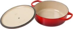 Le Creuset - Gietijzeren - Lage Braadpan - 24cm - Kersenrood 36 Le Creuset - Gietijzeren - Lage Braadpan - 24cm - Kersenrood -Korting Op Keukengerei 1200x478 1