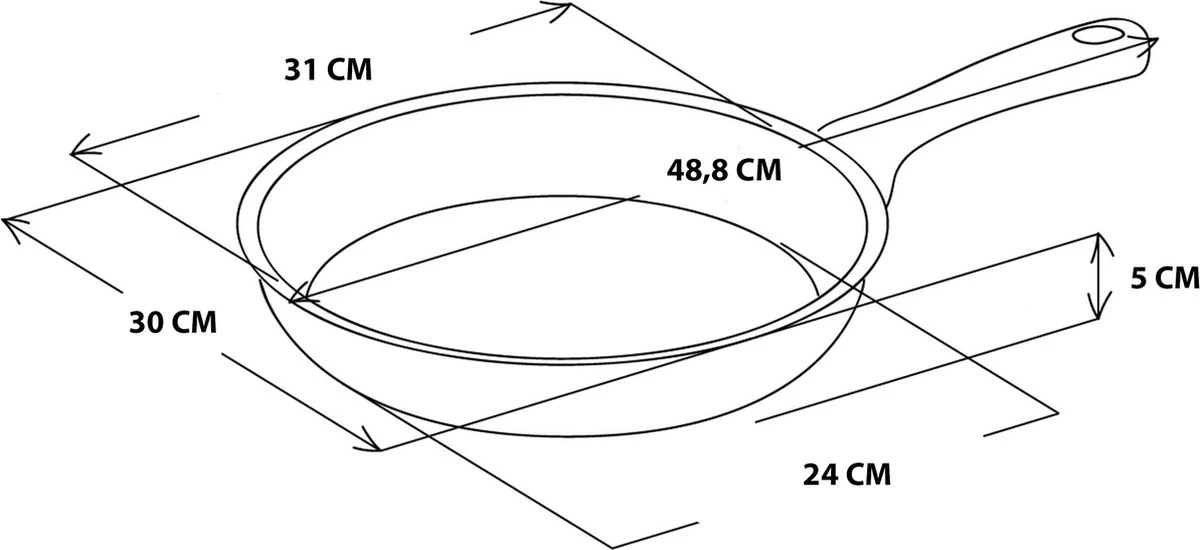 GreenPan Memphis Koekenpan 30cm - Zwart - Inductie - PFAS-vrij 2 GreenPan Memphis Koekenpan 30cm - Zwart - Inductie - PFAS-vrij - Afbeelding 2
