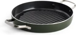 Dagelijkse Kost Keramische Grillpan - Ø28cm - PFAS-vrij - 2 Grepen