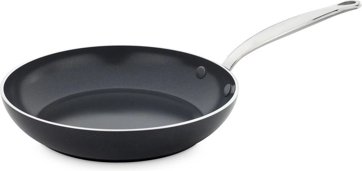 GreenPan Barcelona Infinity Pro Koekenpannenset Ø 24cm + Ø 28cm - Zwart - Inductie - PFAS-vrij 13 GreenPan Barcelona Infinity Pro Koekenpannenset Ø 24cm + Ø 28cm - Zwart - Inductie - PFAS-vrij - Afbeelding 13