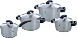 BK Conical Cool Pannenset - 4-delig - RVS – Geschikt Voor Alle Warmtebronnen -Korting Op Keukengerei 1200x595 1