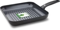 GreenPan Cambridge Grillpan 28cm - Zwart - Inductie - PFAS-vrij -Korting Op Keukengerei 1200x599 3