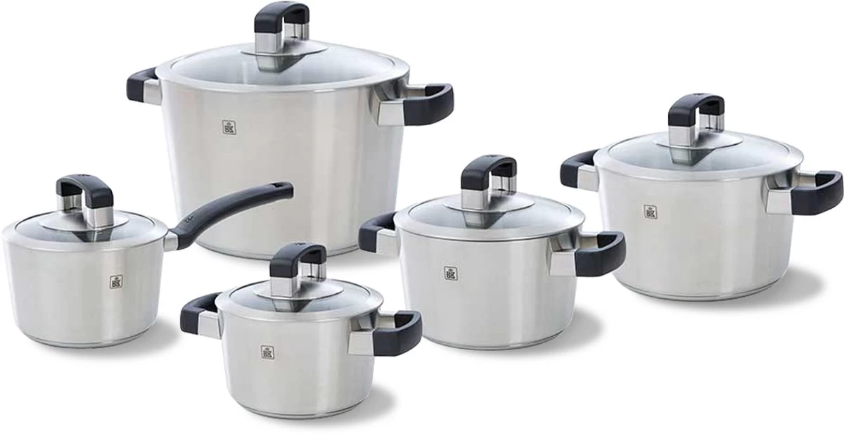 BK Conical Cool Glas Pannenset - 5-delig - Glazen Deksels - Geschikt Voor Alle Warmtebronnen 13 BK Conical Cool Glas Pannenset - 5-delig - Glazen Deksels - Geschikt Voor Alle Warmtebronnen - Afbeelding 13