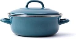 BK Fortalit Braadpan Ø 24 Cm - Blauw - Emaille - Inductie