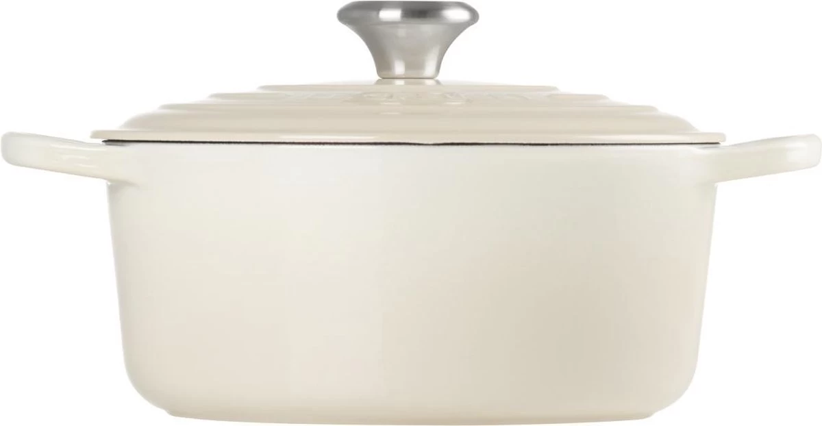 Le Creuset Braadpan Signature Meringue - ø 24 Cm / 4.2 Liter 3 Le Creuset Braadpan Signature Meringue - ø 24 Cm / 4.2 Liter - Afbeelding 3