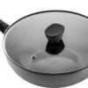 ISENVI Avon Keramische Wok Met Deksel 36 CM - Ergo Greep