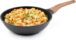 Rosmarino Black Line - Wokpan - Ø30cm - 100% PFAS & PFOA Vrij - Gegoten Aluminium - Non-stick Minerale Coating - Ergonomische Handgreep - Geschikt Voor Alle Warmtebronnen & Vaatwasser 19 Rosmarino Black Line - Wokpan - Ø30cm - 100% PFAS & PFOA Vrij - Gegoten Aluminium - Non-stick Minerale Coating - Ergonomische Handgreep - Geschikt Voor Alle Warmtebronnen & Vaatwasser -Korting Op Keukengerei 1200x628