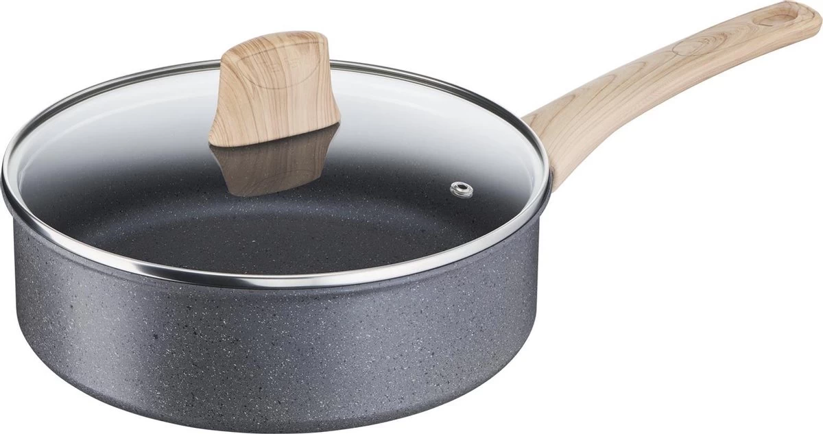 Tefal Natural Force Hapjespan - Ø 24 Cm + Deksel 1 Tefal Natural Force Hapjespan - Ø 24 Cm + Deksel