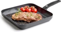 GreenPan Cambridge Grillpan 28cm - Zwart - Inductie - PFAS-vrij -Korting Op Keukengerei 1200x634 2