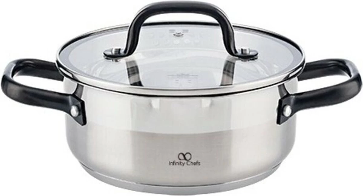 Bergner Infinity Chefs Kookpan 28 Cm - 9.0 L 4 Bergner Infinity Chefs Kookpan 28 Cm - 9.0 L - Afbeelding 4