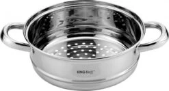 Kinghoff 1536 - Inzet Stoompan - Groentestomer - Vleesstomer - Ø24 X 8.5 Cm -Korting Op Keukengerei 1200x648 4