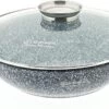 Edënbërg Stonetec Line - Luxe Wokpan - Ø 32 Cm - 5.5l - 3-laags Anti-aanbaklaag