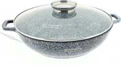 Edënbërg Stonetec Line - Luxe Wokpan - Ø 32 Cm - 5.5l - 3-laags Anti-aanbaklaag