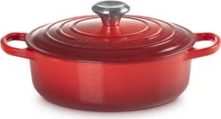 Le Creuset - Gietijzeren - Lage Braadpan - 24cm - Kersenrood 34 Le Creuset - Gietijzeren - Lage Braadpan - 24cm - Kersenrood -Korting Op Keukengerei 1200x653 3