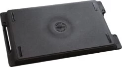 Eurolux Grillplaat Met Grepen - 41 X 24 X 2.5 Cm - Zwart - Aluminium - Geschikt Voor Alle Warmtebronnen -Korting Op Keukengerei 1200x659