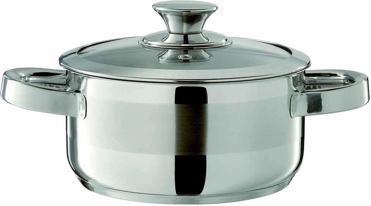 Sola Pannenset Furore - 4 Delig - Ø 16,16,18,20 Cm - Zilver - RVS - Sandwichbodem 6 Sola Pannenset Furore - 4 Delig - Ø 16,16,18,20 Cm - Zilver - RVS - Sandwichbodem - Afbeelding 6