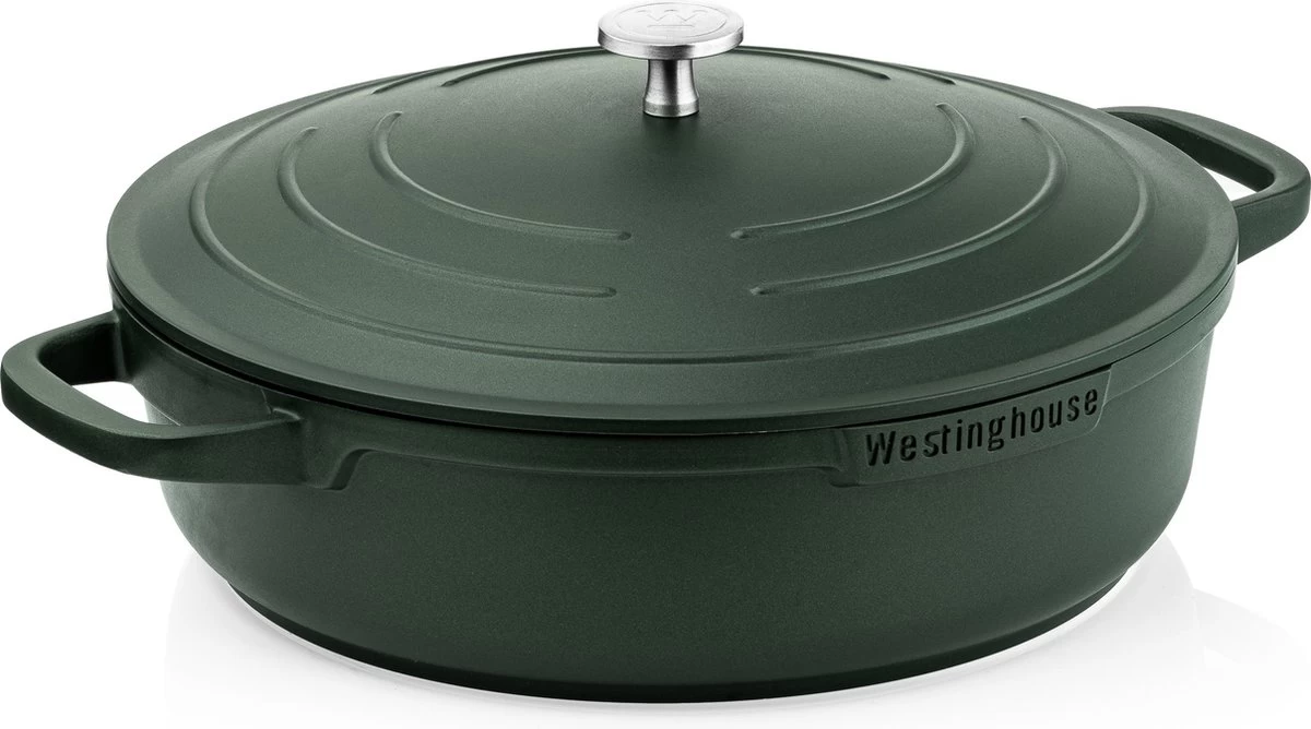 Westinghouse Performance Series - Hapjespan Inductie Met Deksel - 28cm Sauteerpan - Oven Geschikt - Groen 1 Westinghouse Performance Series - Hapjespan Inductie Met Deksel - 28cm Sauteerpan - Oven Geschikt - Groen