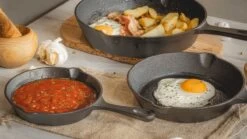 Blackwell Koekenpannenset - Gietijzer - ø 16, 20 En 25 Cm - Zonder Anti-aanbaklaag -Korting Op Keukengerei 1200x675 24