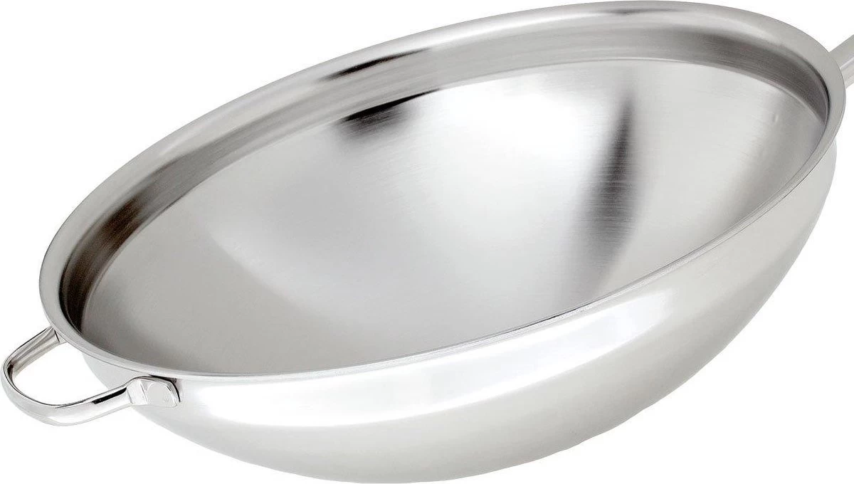 Demeyere Apollo 7 - Wok - 30 Cm - Met Glazen Deksel 3 Demeyere Apollo 7 - Wok - 30 Cm - Met Glazen Deksel - Afbeelding 3