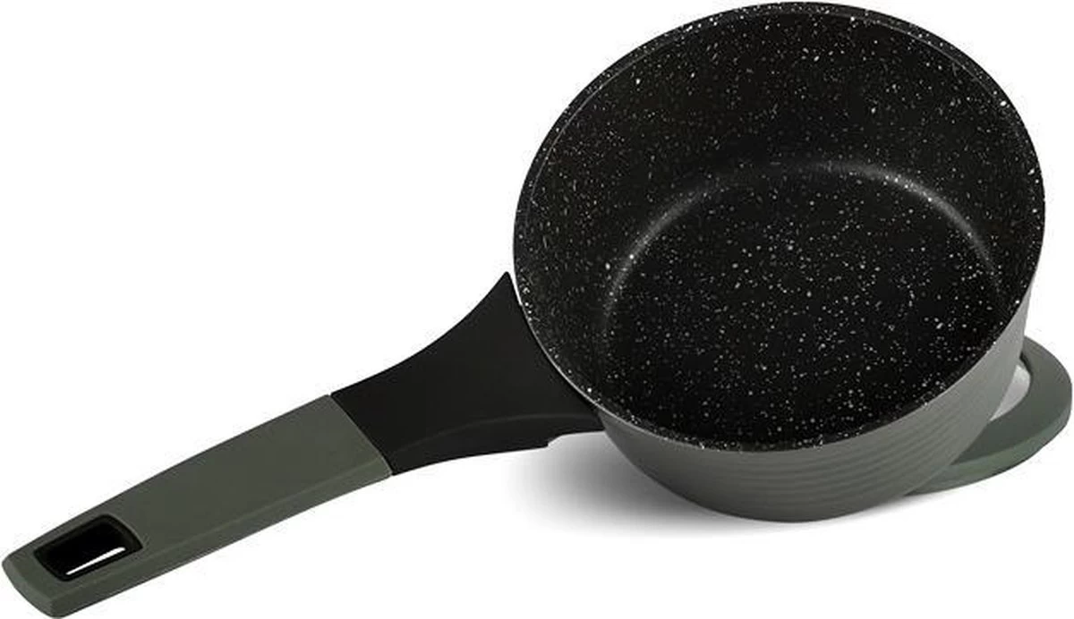 Edënbërg Green Line - 12-delige Luxe Pannenset Van Gesmeed Aluminium - Keramische/Marmeren Coating 8 Edënbërg Green Line - 12-delige Luxe Pannenset Van Gesmeed Aluminium - Keramische/Marmeren Coating - Afbeelding 8