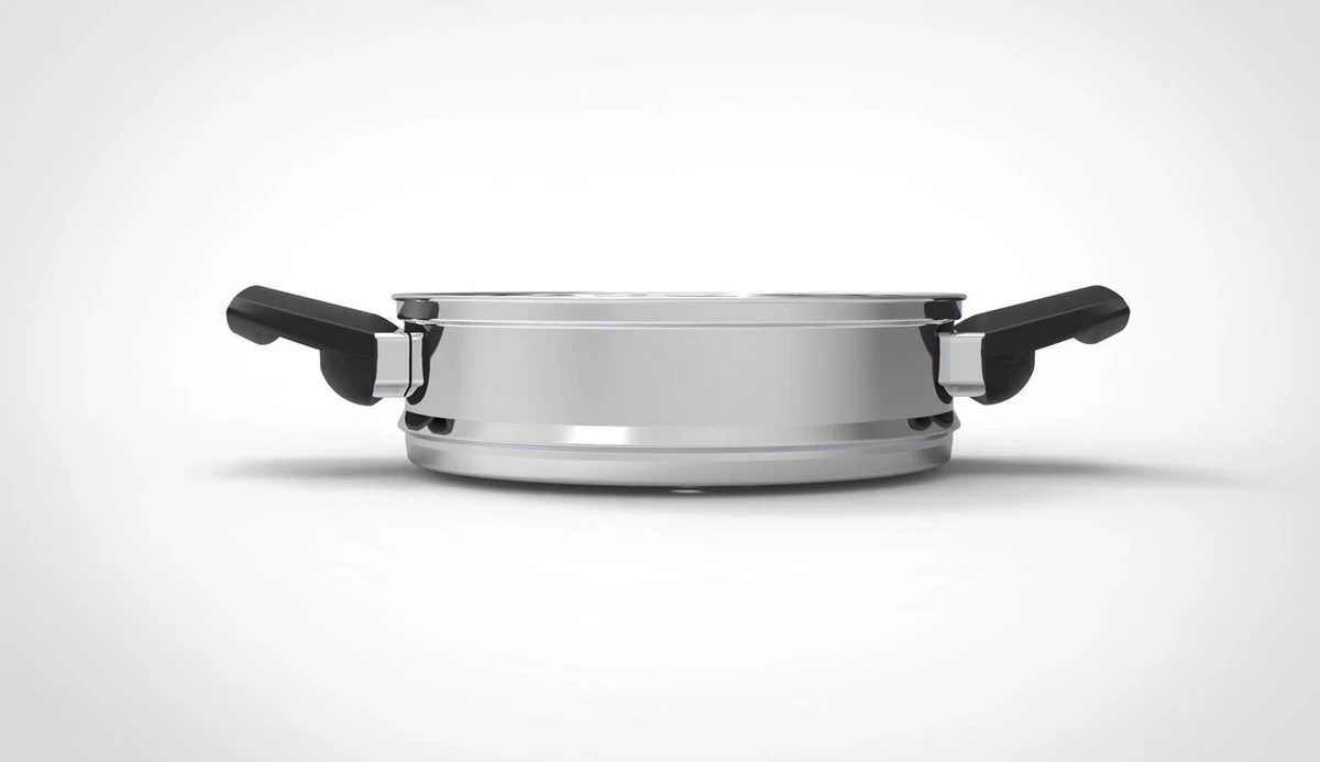 Royal Swiss Snelkookpan / Couscous Pan - 2 In 1 - 10 Liter - Ø 26 Cm - RVS - Inductie - Automatische Sluiting 3 Royal Swiss Snelkookpan / Couscous Pan - 2 In 1 - 10 Liter - Ø 26 Cm - RVS - Inductie - Automatische Sluiting - Afbeelding 3