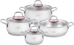 Karaca Emirgan Pannenset - 8 Delig - Geschikt Voor Inductie -Korting Op Keukengerei 1200x730 1