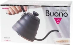 Hario V60 Buono Waterketel 1,2 Liter - Zwart 9 Hario V60 Buono Waterketel 1,2 Liter - Zwart -Korting Op Keukengerei 1200x737 6
